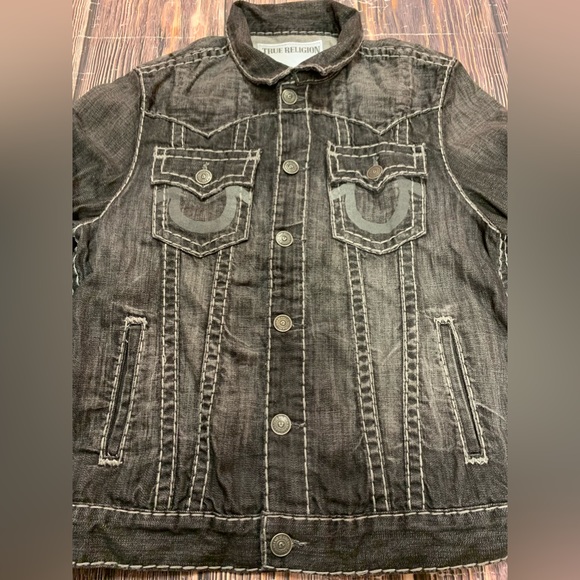 NWT True Religion Jimmy jacket Super T
Size XL
Pit to pit 22”
Length 27” - Picture 4 of 9